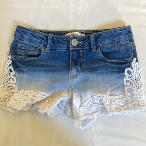 Girls ombré shorts